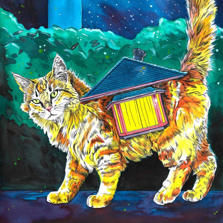 Huiskatten - Oriel voor wholesale door Jenie Gao Studio LLC