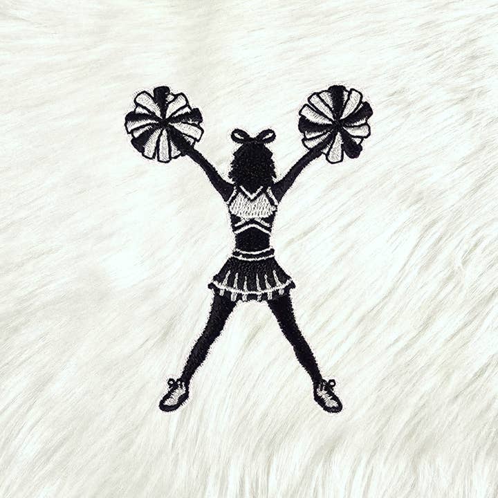 Scratch Decor - Wholesale Patch - PomPom Cheerleader Embroidery Iron On Patch