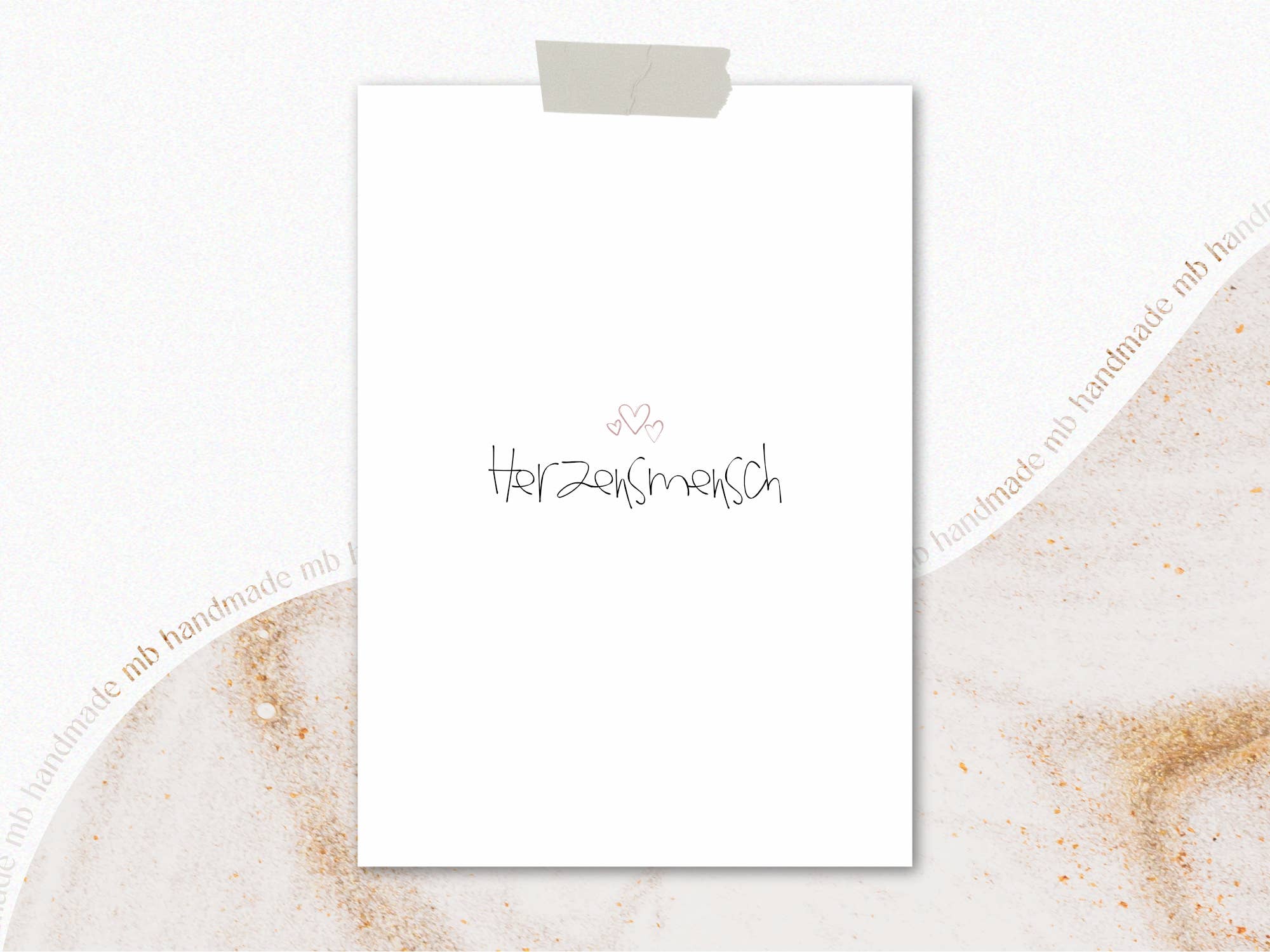 mb handmade - Wholesale Everyday Greeting Card - heart-person1