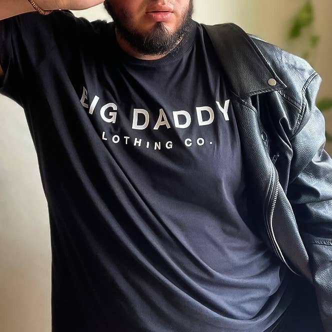 Camiseta Big Daddy Sleek (preta) por atacado de Big Daddy Clothing