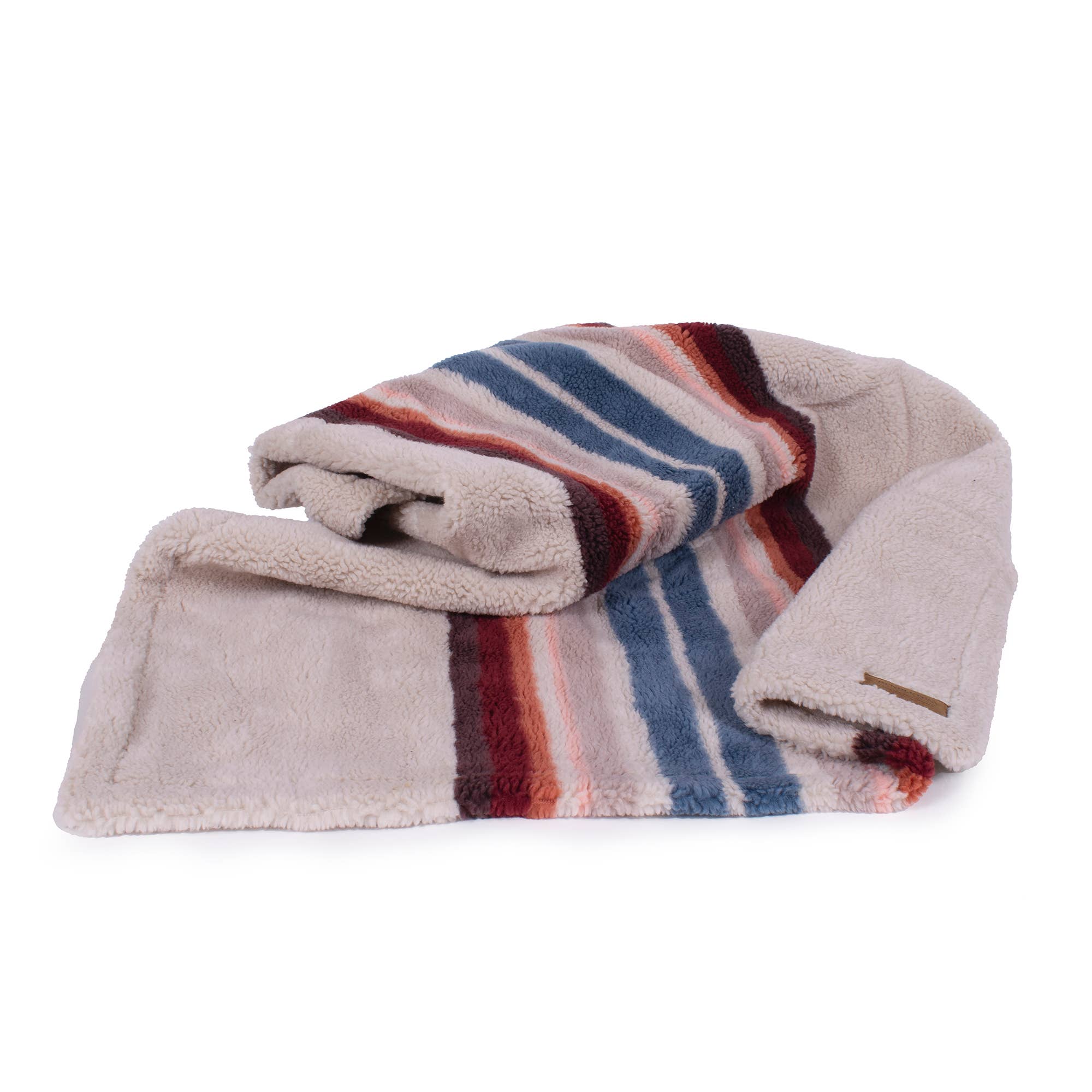 Carolina Pet Company - Wholesale Pet Blanket - Cat/Dog - Pendleton Serape Rosewood Berber Crate Blanket3