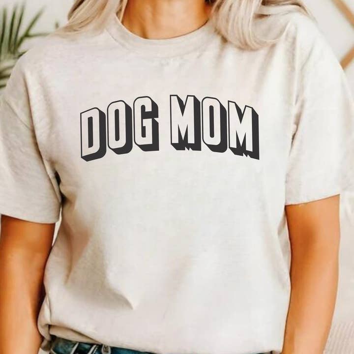 Dog Mom Tee for wholesale by Print Works
