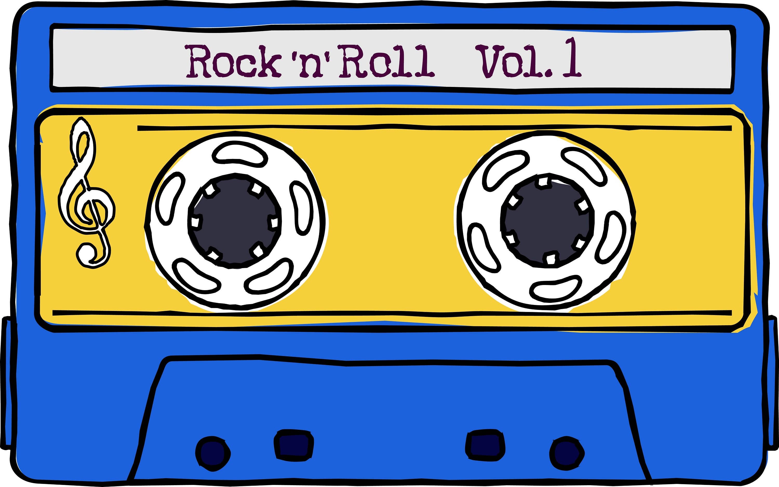 Half a Donkey - Wholesale Tea Towel - The Retro Cassette Tape- Large Cotton Tea Towel0