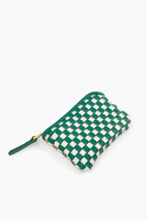 Fawn Design - Wholesale Wallet - Women's - The Woven Wallet - Faux Leather Zipper Checkered Wristlet4