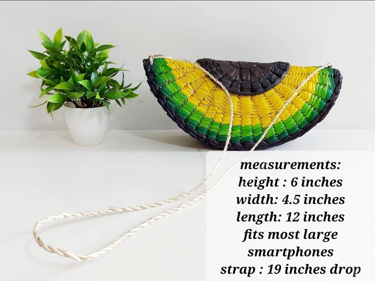 The Faria - Venta al por mayor Bandolera - Mujer - Bolsa de pajita de aguacate/bolsa de aguacate5