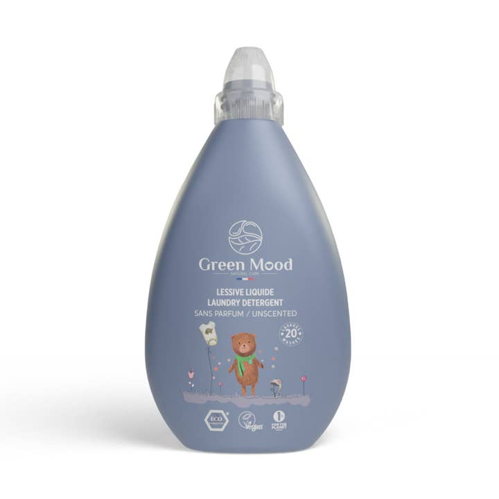 Lessive Liquide Naturelle Spécial Bébé-Sensitive-Sans Parfum pour la vente par GREEN MOOD ORGANIC PRODUCTS FRANCE