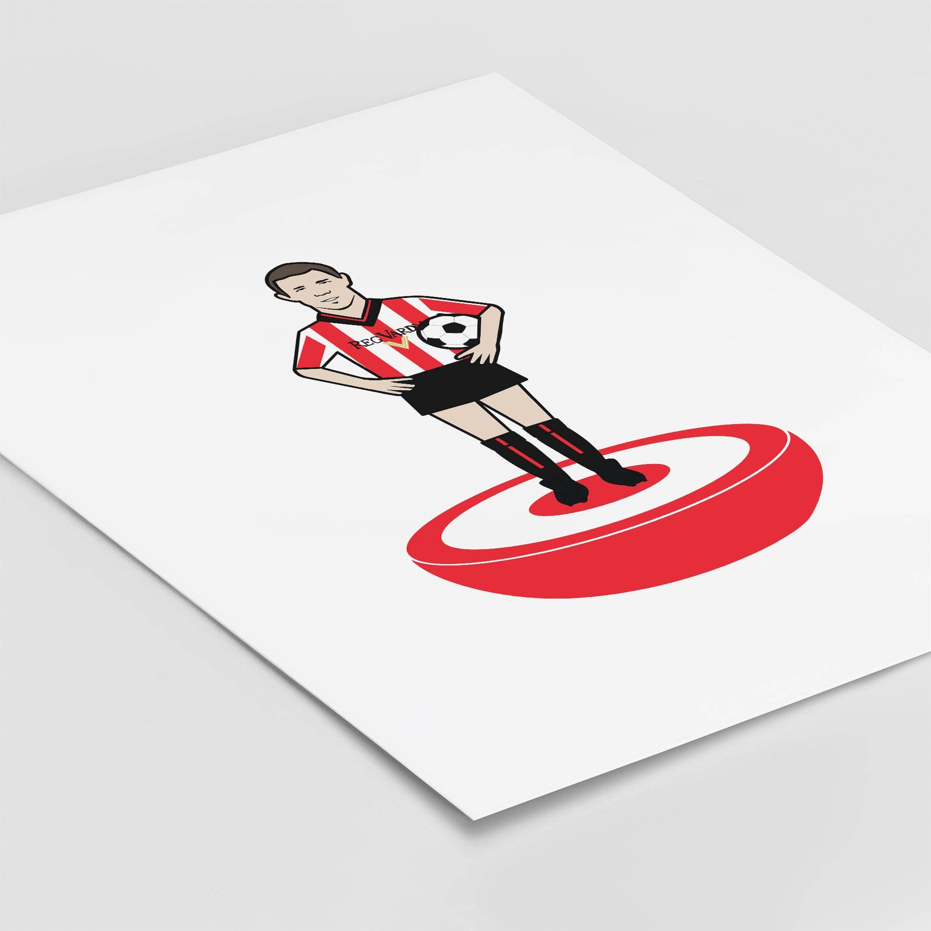 Football Devotion – wholesale Art print – Phillips - Table Football Print1