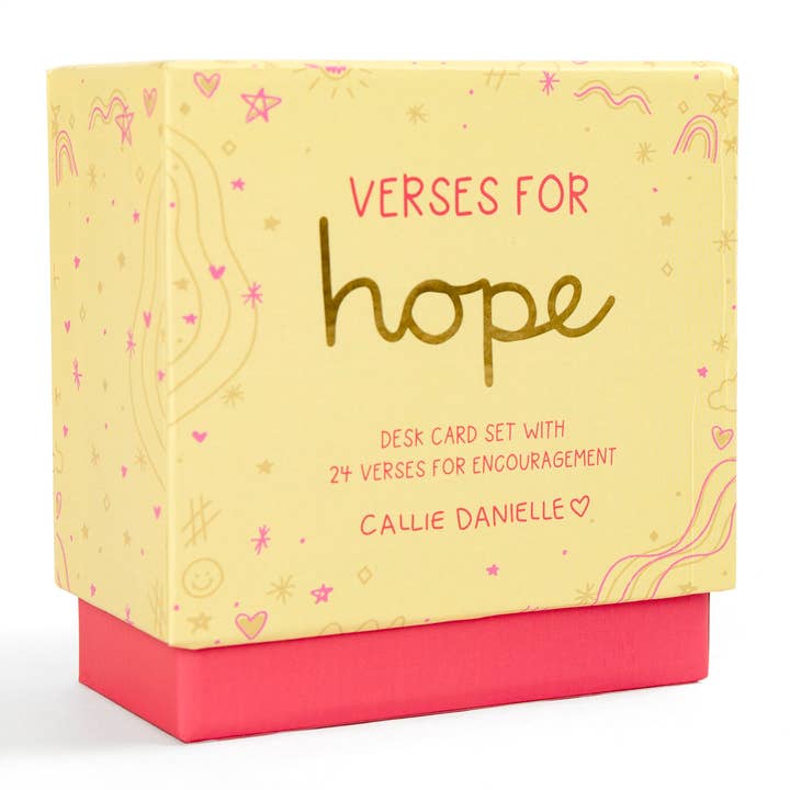 Callie Danielle - Wholesale Desk/Tabletop Sign - Verses For Hope Card Set