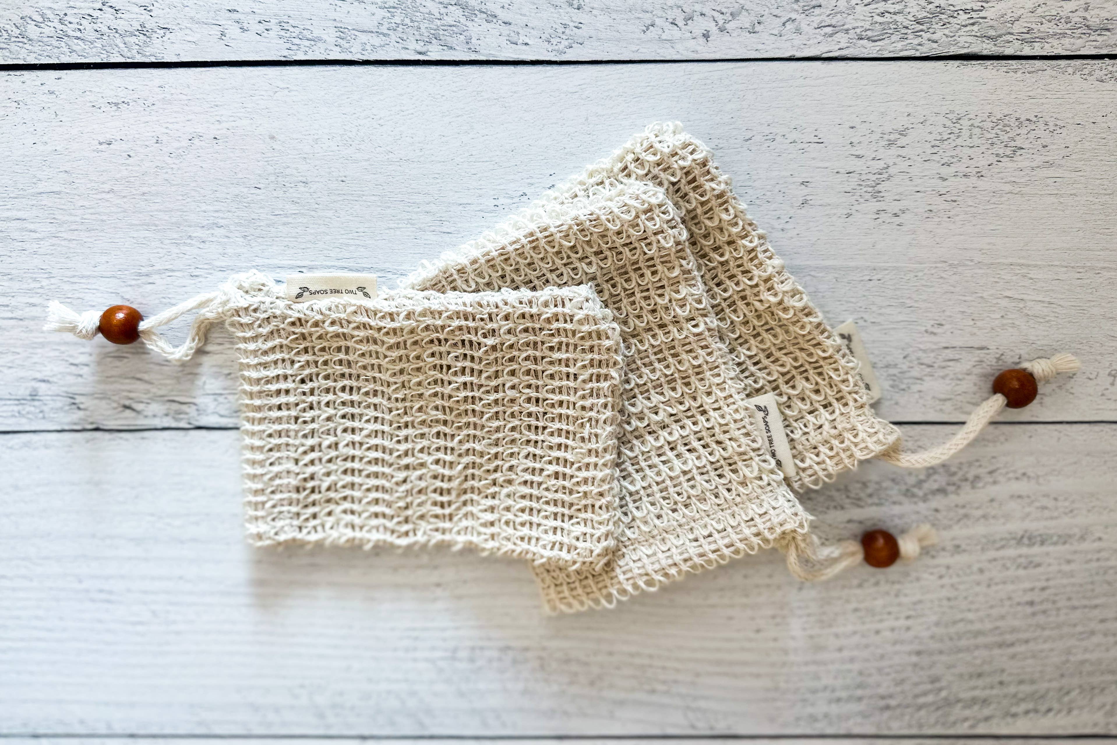 Two Tree Soaps - Wholesale Soap Pouch/Sack/Bag - Sisal Soap Scrap Saver3