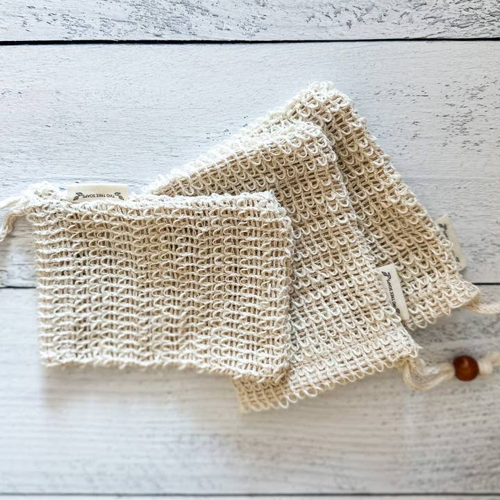 Two Tree Soaps - Wholesale Soap Pouch/Sack/Bag - Sisal Soap Scrap Saver3