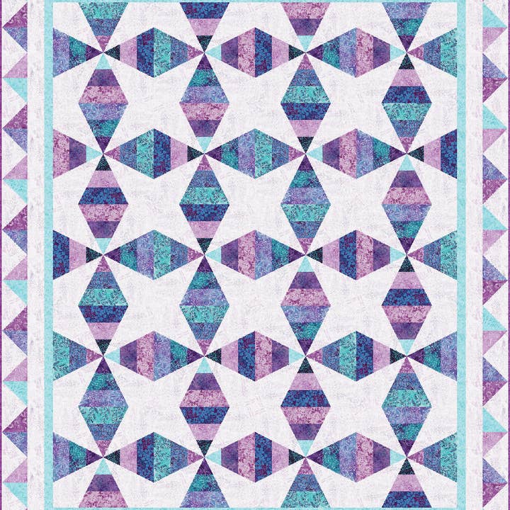 The Whimsical Workshop - Wholesale Craft sewing kit - Creating Magic Pieced Quilt Pattern | Fabric Kit