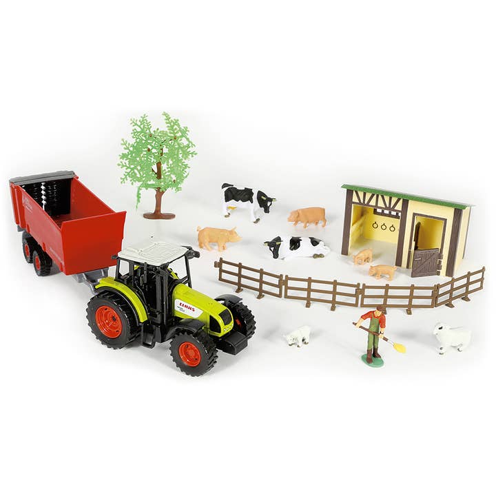 Starlux – wholesale Toy set – Kids – Farm+ Tractor + Farmer+ Animal Set -MACFARM 802021