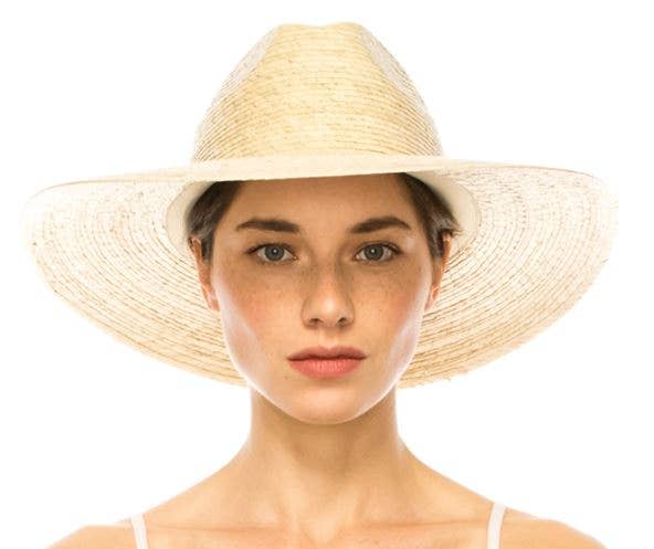Love and Thyme - Wholesale Straw Hat - Women's - Summer Palm Leaf Fedora Hat2
