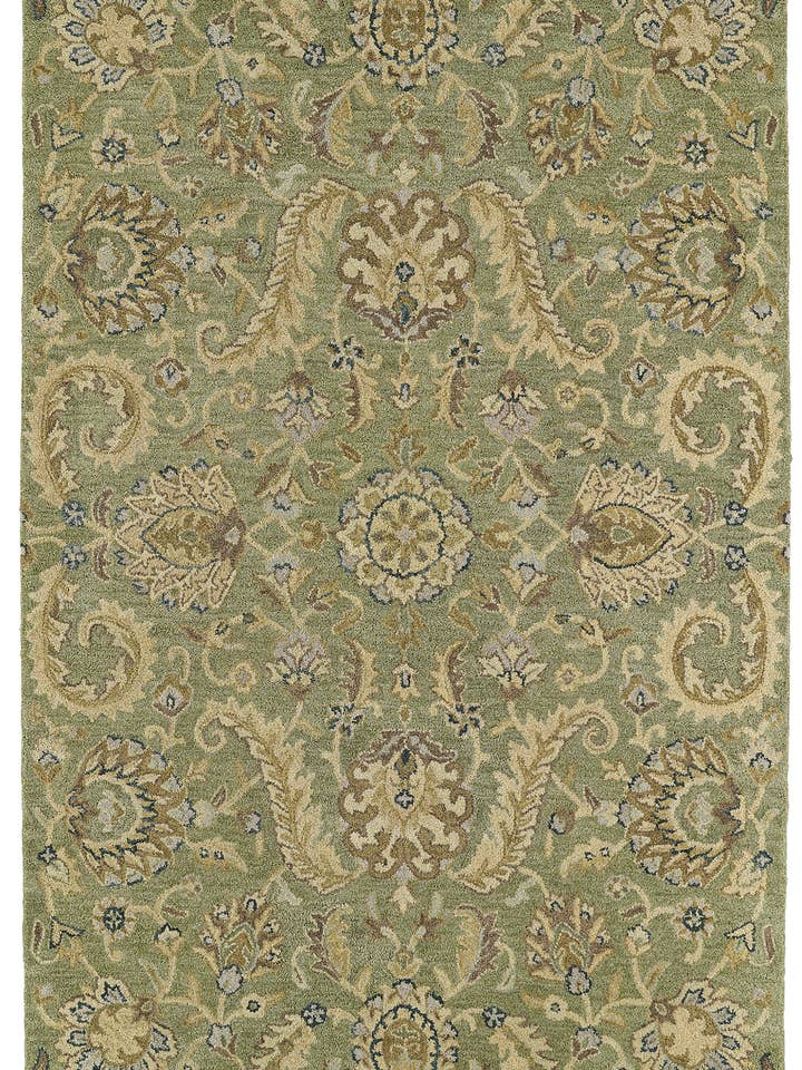 Helena Collection Verde 2'6" x 12' Runner Runner por atacado de contempo fashion