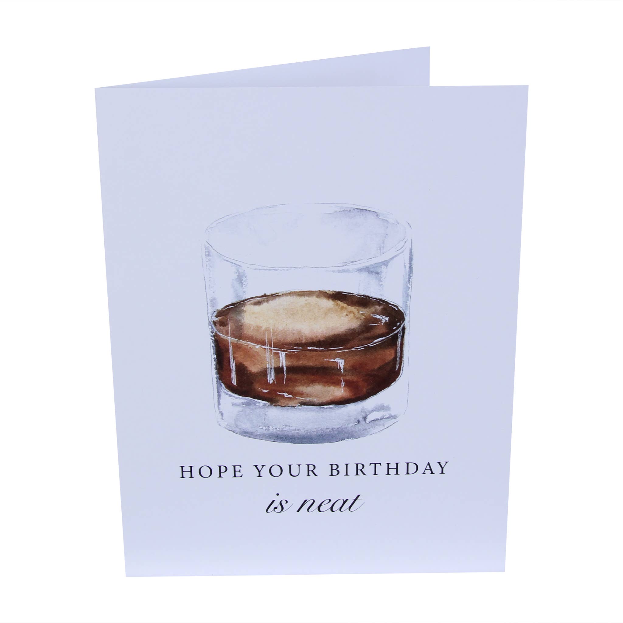 Barrel Down South - Wholesale Birthday Card - Hope Your Birthday is Neat Bourbon Greeting Card