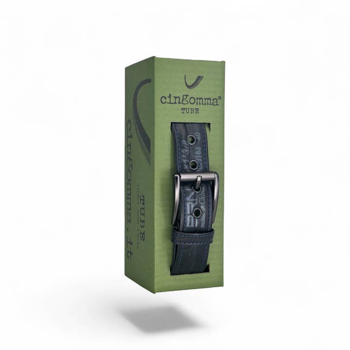 Handgjord återvunnen bälte made in Italy Nr. 219527 för wholesale av Cingomma