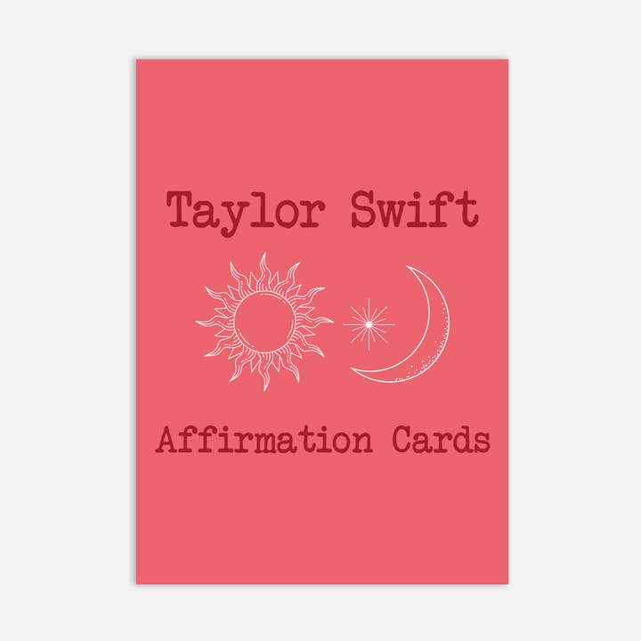 Danni Boden Designs - Vente Assortiments de papeterie/cartes - Cartes d'affirmation Taylor Swift V10