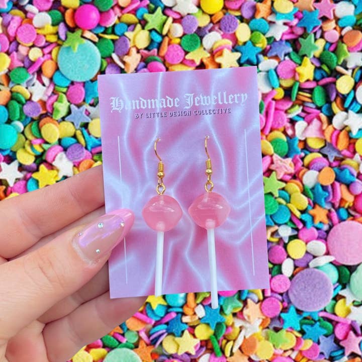 Little Design Collective - Wholesale Dangle earrings - Lollipop Y2K Festival Hook Earrings2