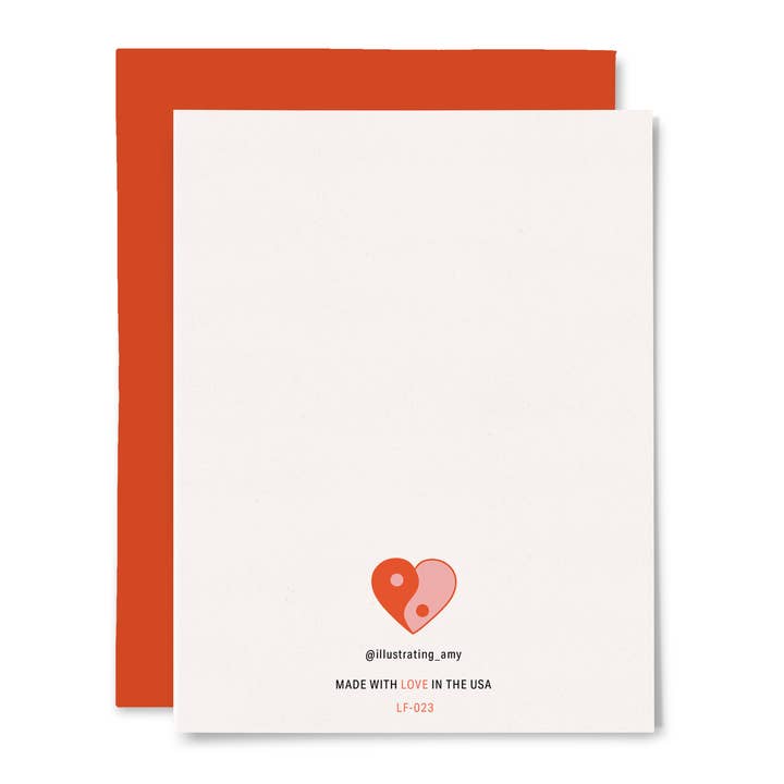 Illustrating Amy - Vente Cartes de déclaration d'amour - Carte de texte Je t'aime1