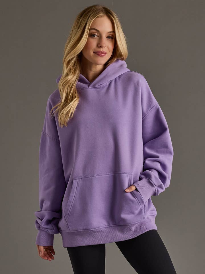 Sweat à capuche Purple Panache pour la vente par Panache Apparel Co.