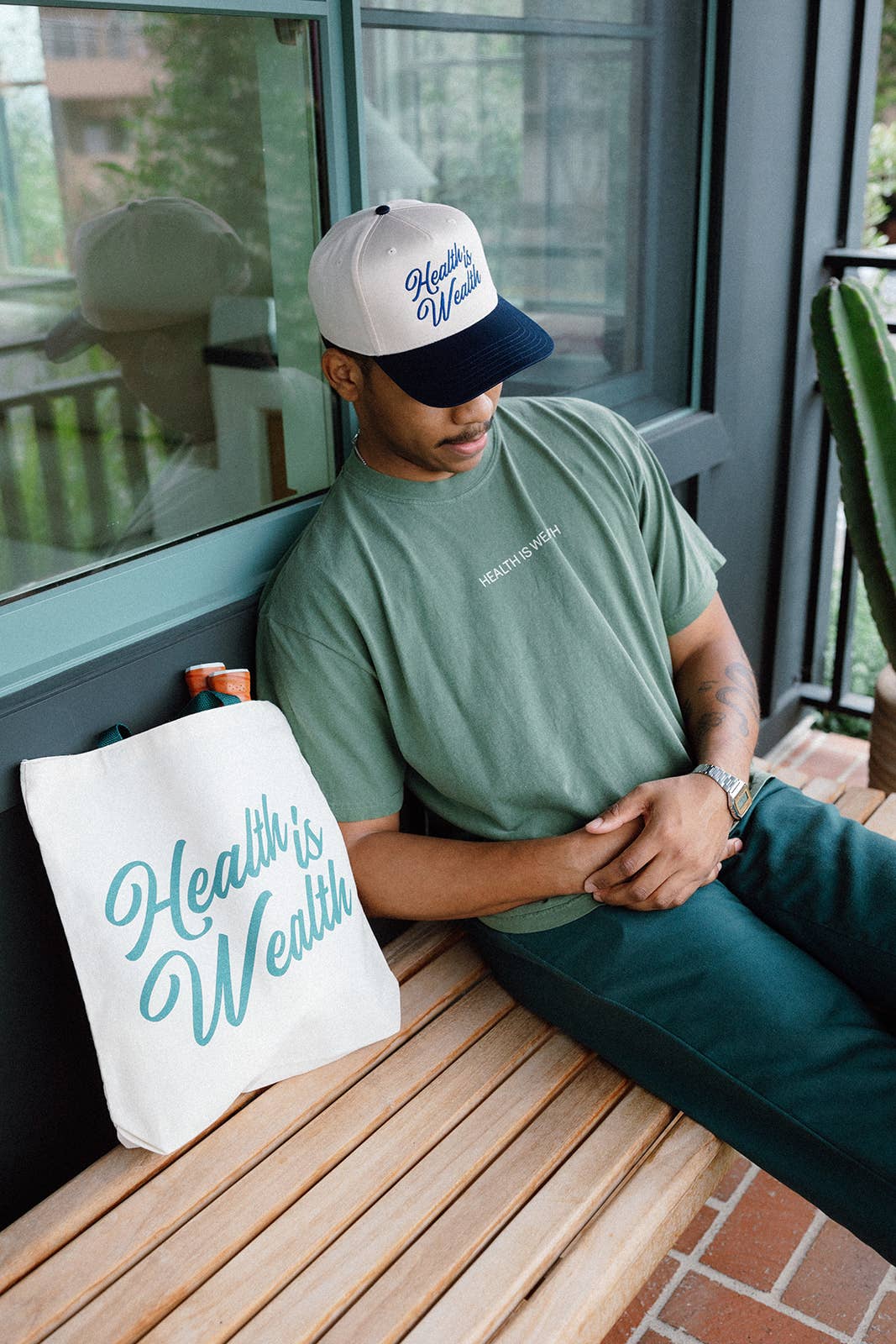 Lucky Owl - Wholesale Tote Bag - Unisex - Health Is Wealth Tote2