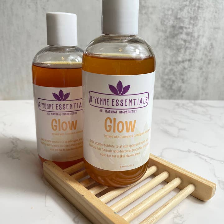 GLOW ~ Turmeric & Lemongrass Body Wash for wholesale by B'Yonne Essentials