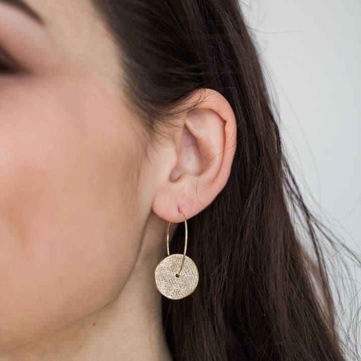 Jenna Vanden Brink Ceramics - Wholesale Hoop Earrings - Sun Hoops