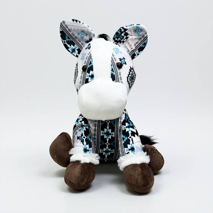 Grande amico della fattoria - cavallo azteco blu per la vendita all'ingrosso da parte di Western Linens