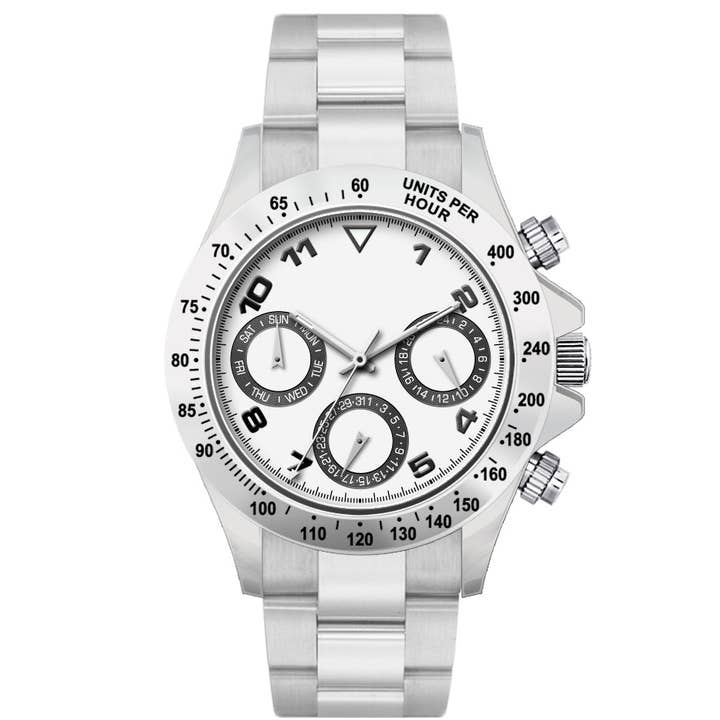 Genoa ur med metalhus og stållænke for engroshandel hos INTERMEDIA TIME UNBRANDED