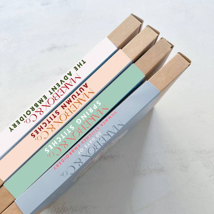 MakeBox & CO - Wholesale Embroidery/Cross Stitch Supplies - Seasons of Stitches Embroidery Gift Set6