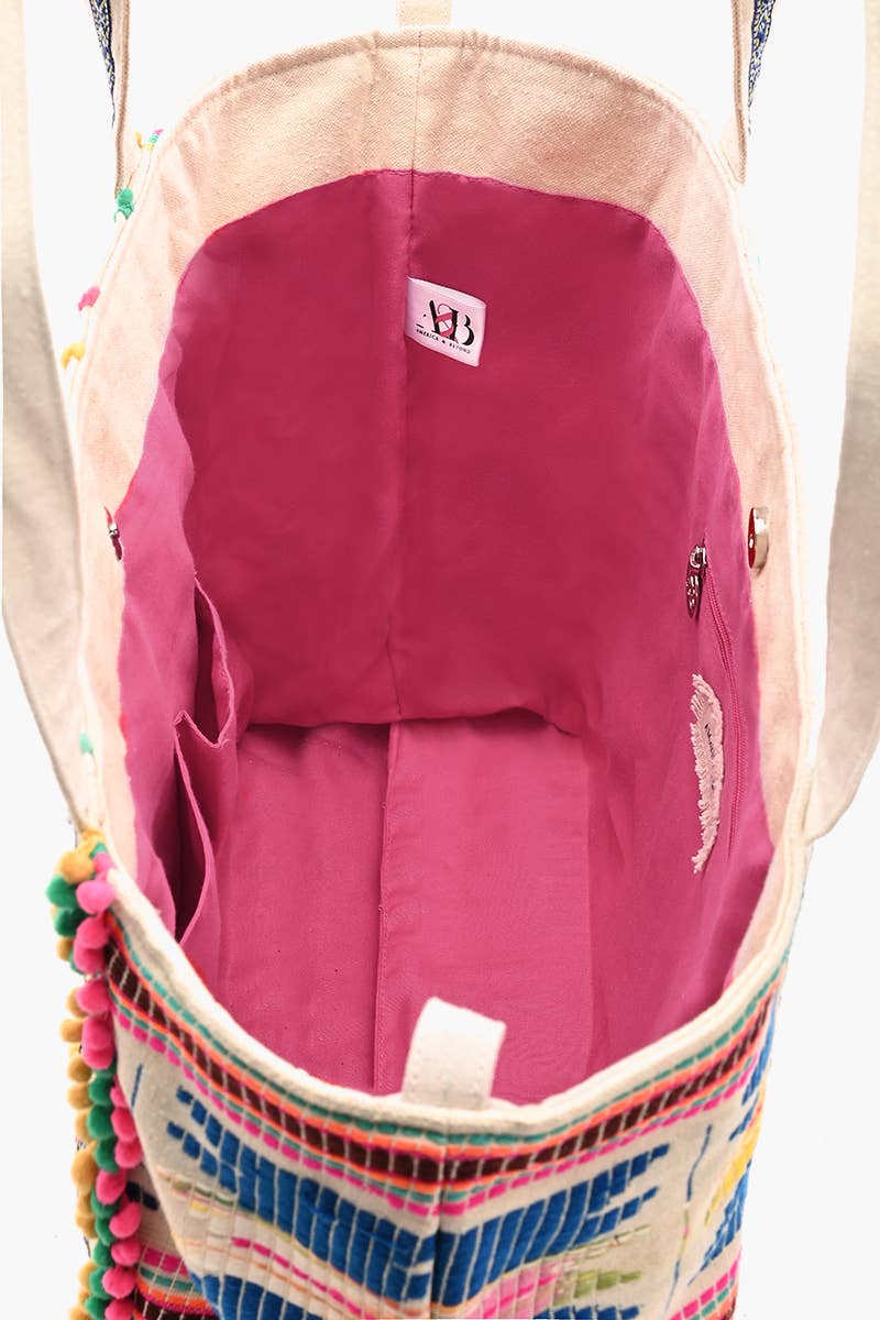 America & Beyond - Wholesale Tote Bag - Women's - Alex Embellished Tote5