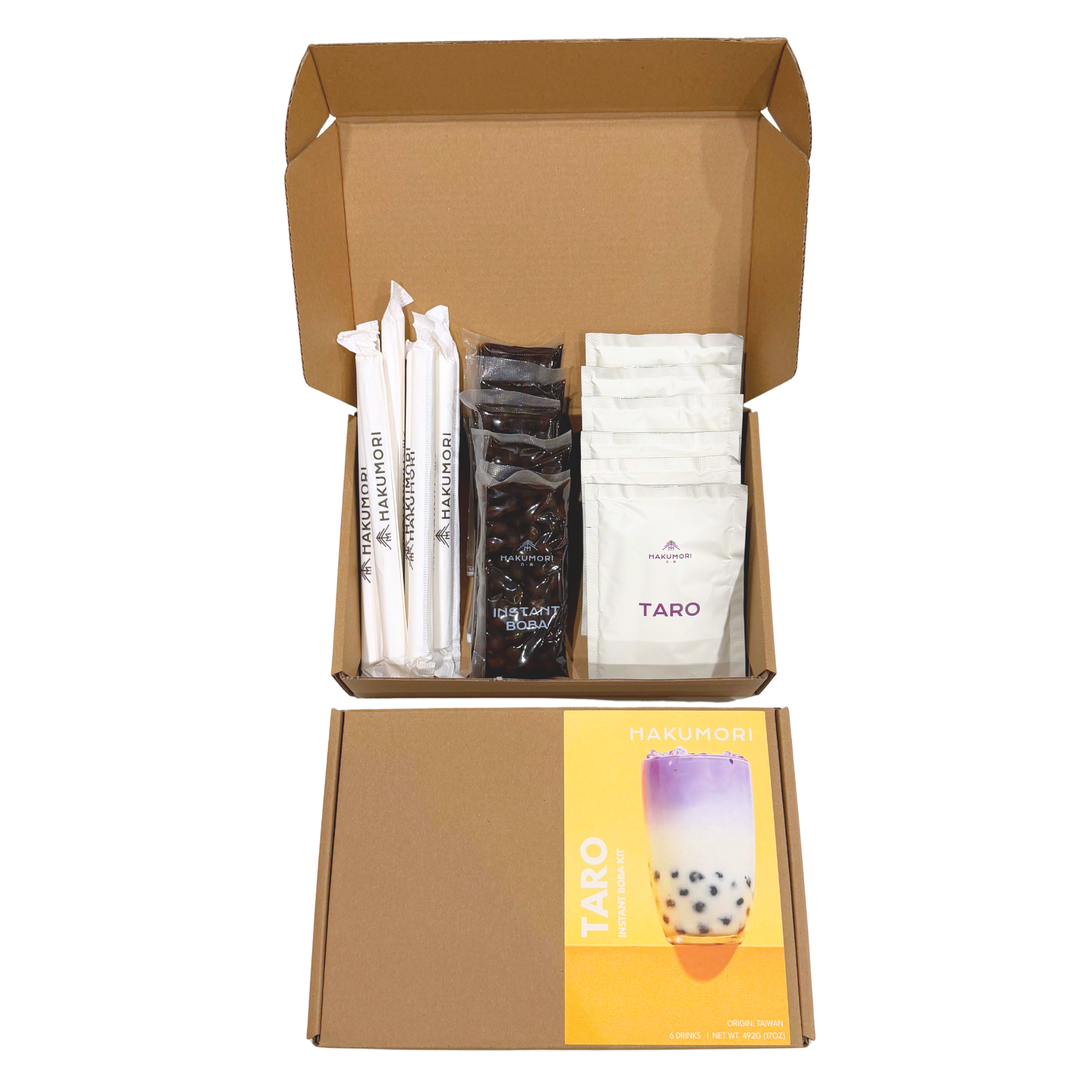 HAKUMORI - Wholesale DIY Drink Kit - Taro Boba Tea Kit3
