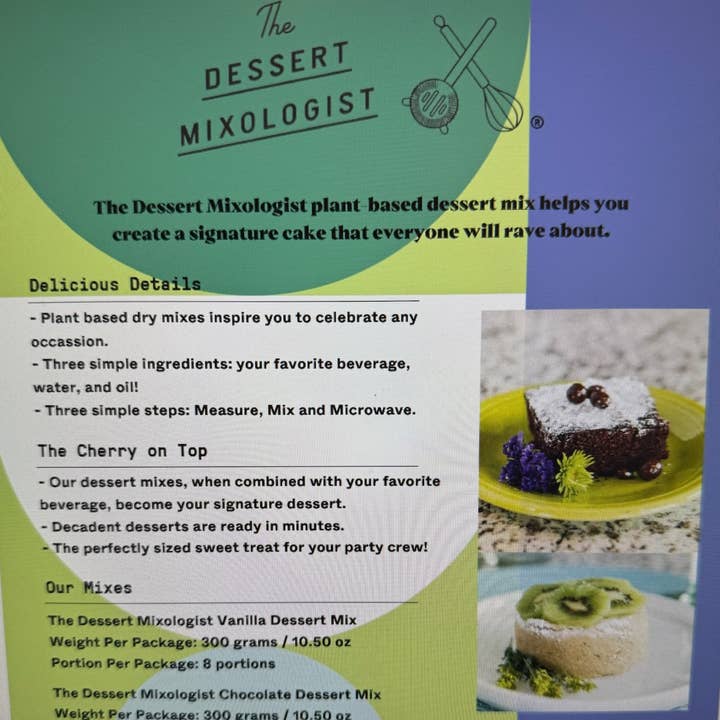 The Dessert Mixologist - Wholesale Cake Mix - Vanilla Dessert Mix14