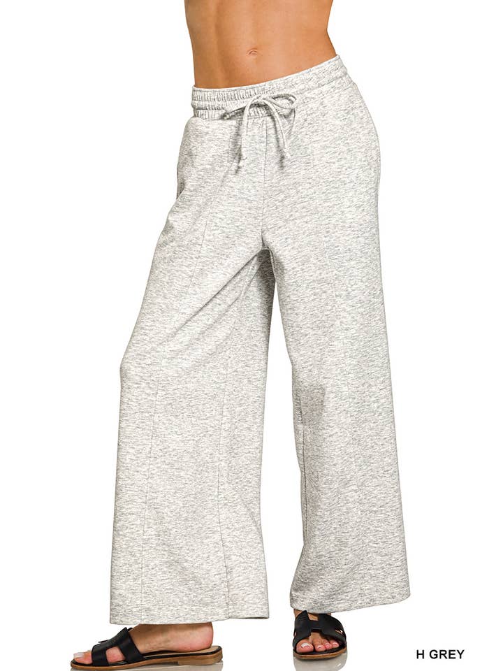 42POPS - Wholesale Pants - Women's - .....1024 Scuba Drawstring Wide Leg Pants w/ Pockets SI-289751