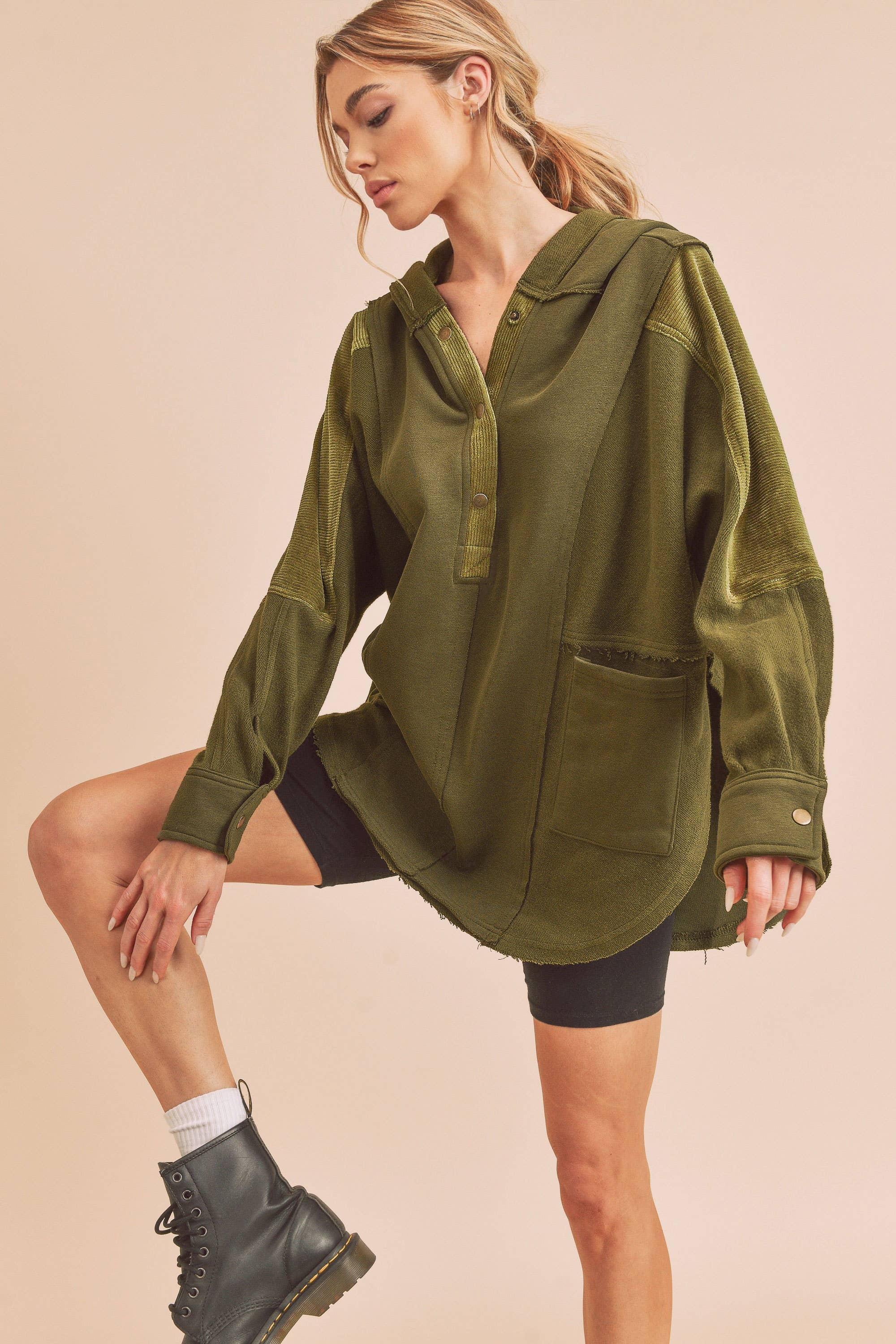 AEMI + CO - Wholesale Hoodie - Women's - 545AK Dove Pullover 540