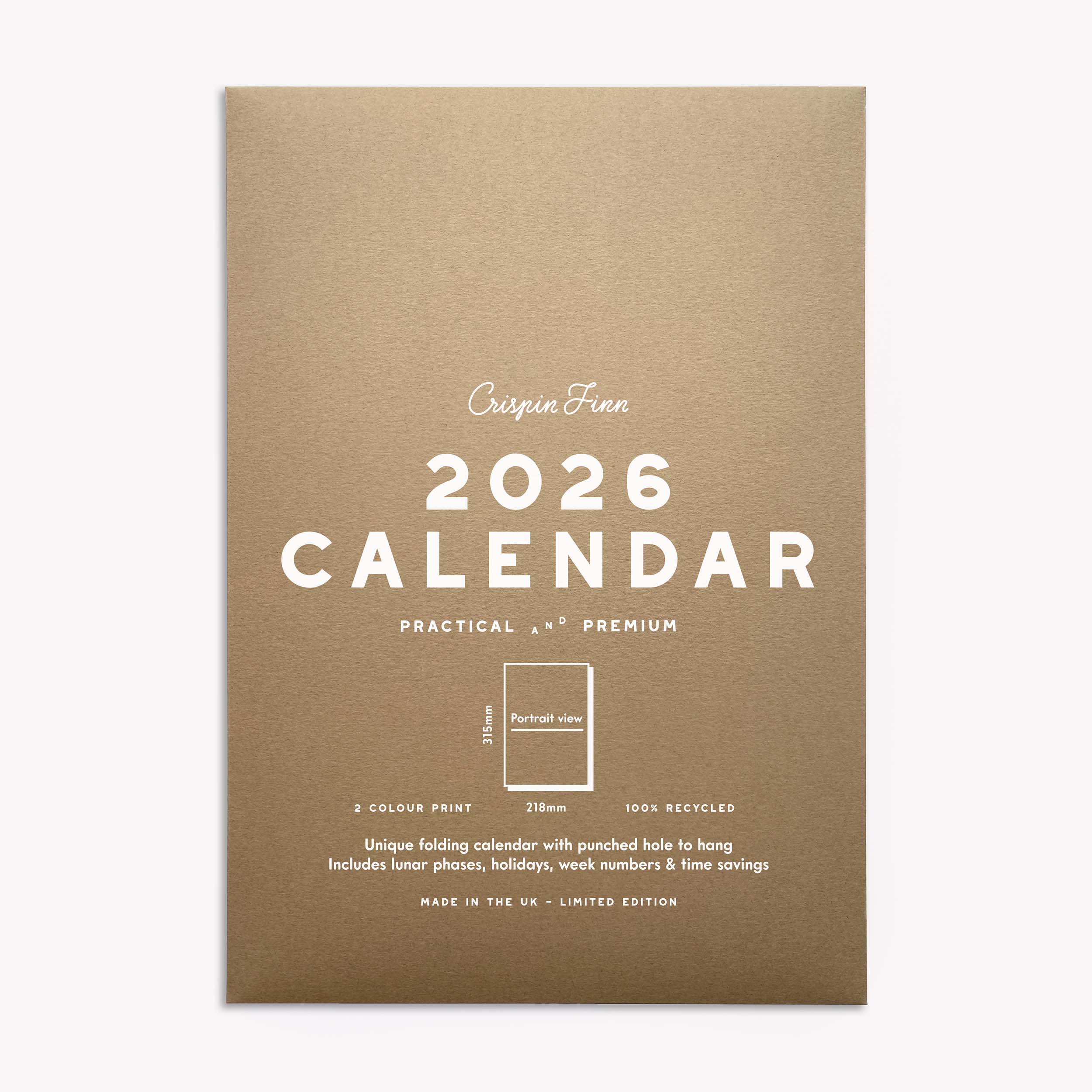 Crispin Finn - Vente Calendrier - Calendrier pliant 20263
