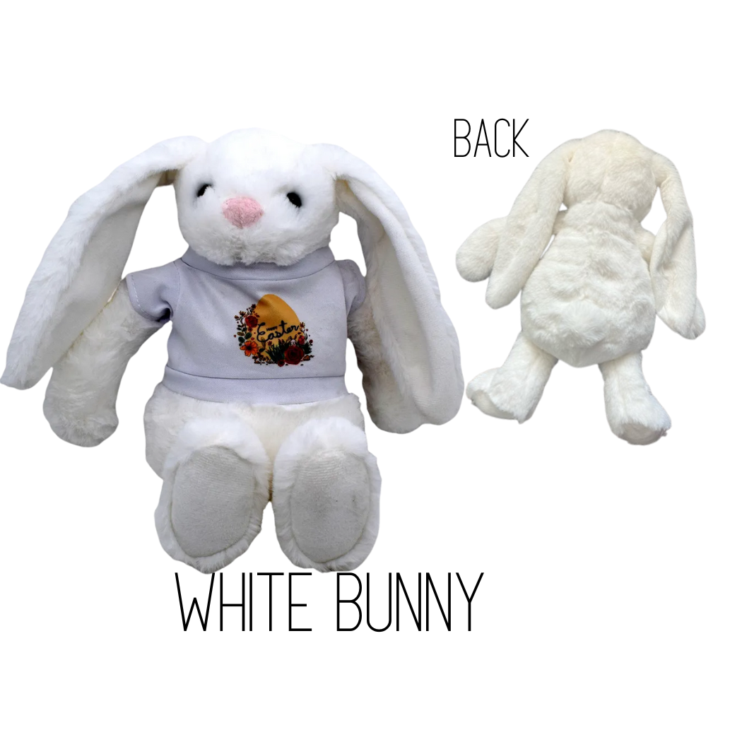 Sublimation Kings of Florida - Wholesale Stuffed/Plush Toy - Kids & Baby - Sublimation Easter Bunny with Polyester Shirt | Plush Toy2