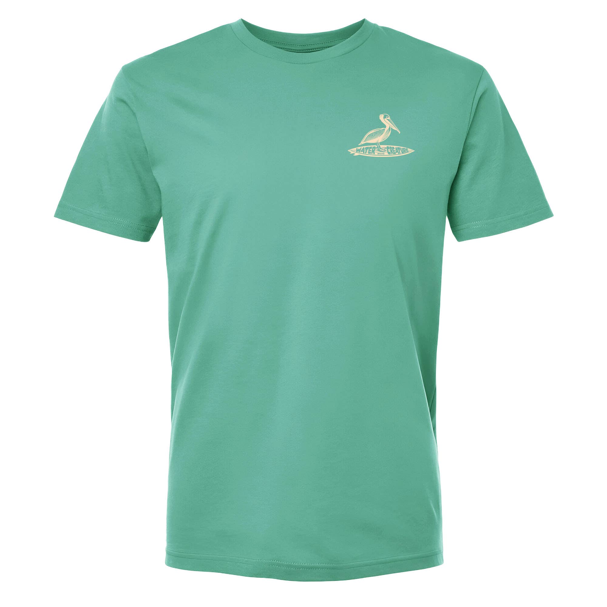 Charleston Apparel - Wholesale Screen Printed T-Shirt - Unisex - Pelican On Board - Customizable - Water Creature Design1