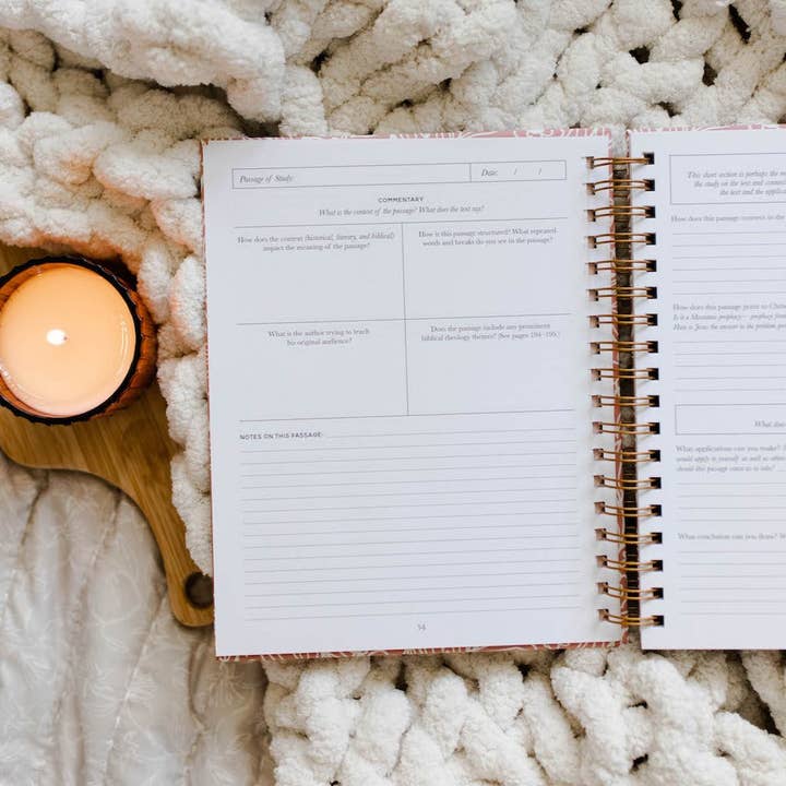 The Daily Grace Co - Wholesale Journal/Diary - In the Word Journal | Pink Floral3