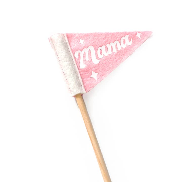 Pennant For Your Thoughts - Wholesale Flag - Mother's Day Tiny Flag Pennant | Wool Blend, Handmade in USA27