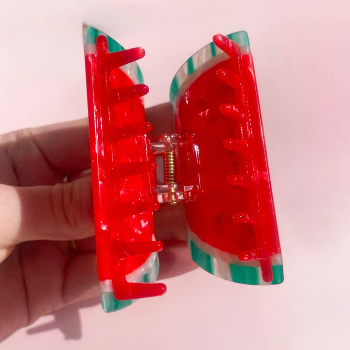 Line & Co - Vendita all'ingrosso Fermaglio per capelli - Donna - Clip Artiglio Anguria // Acetato di Cellulosa3