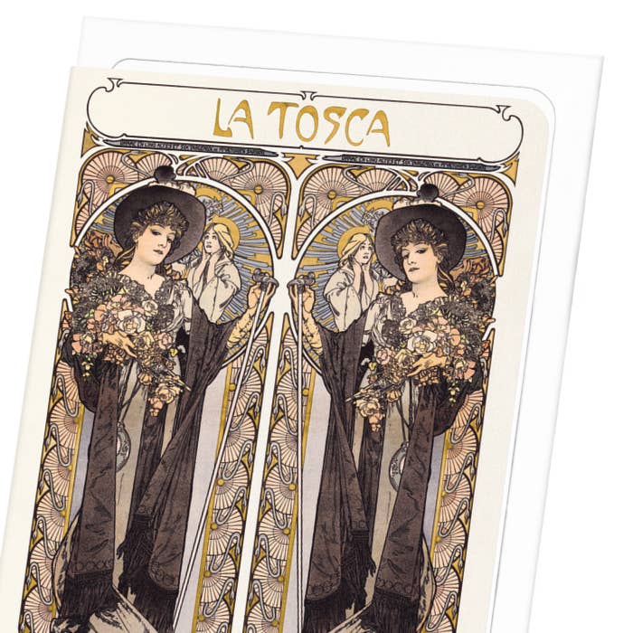 Ezen Trade - Vendita all'ingrosso Biglietti di auguri generici - POSTER FOR TOSCA (1898): Poster biglietto di auguri