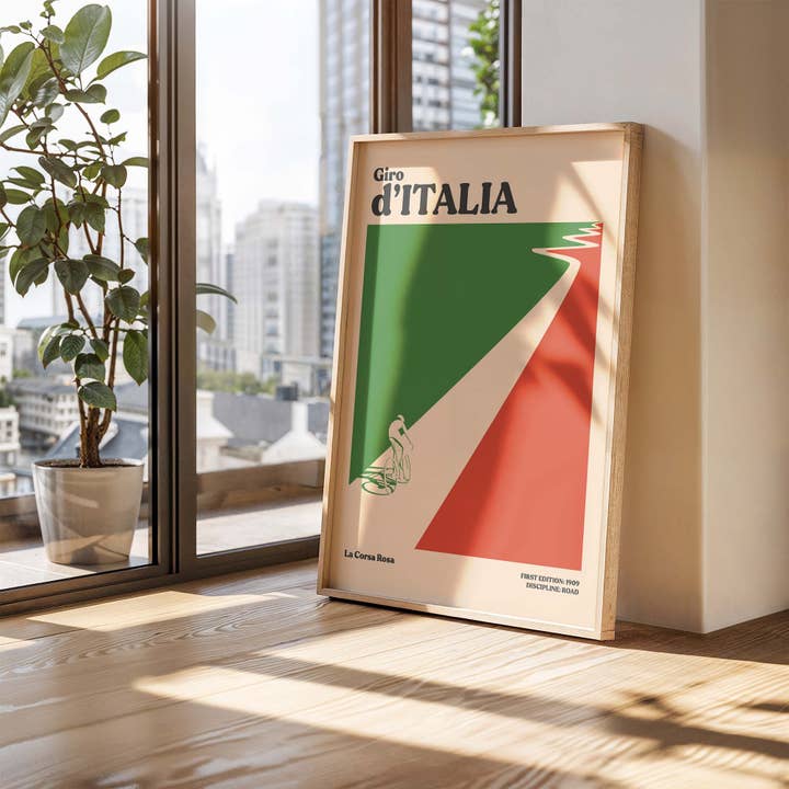 GRAND TOUR - Giro d'Italia Cycling Print for wholesale by Sera/Lina