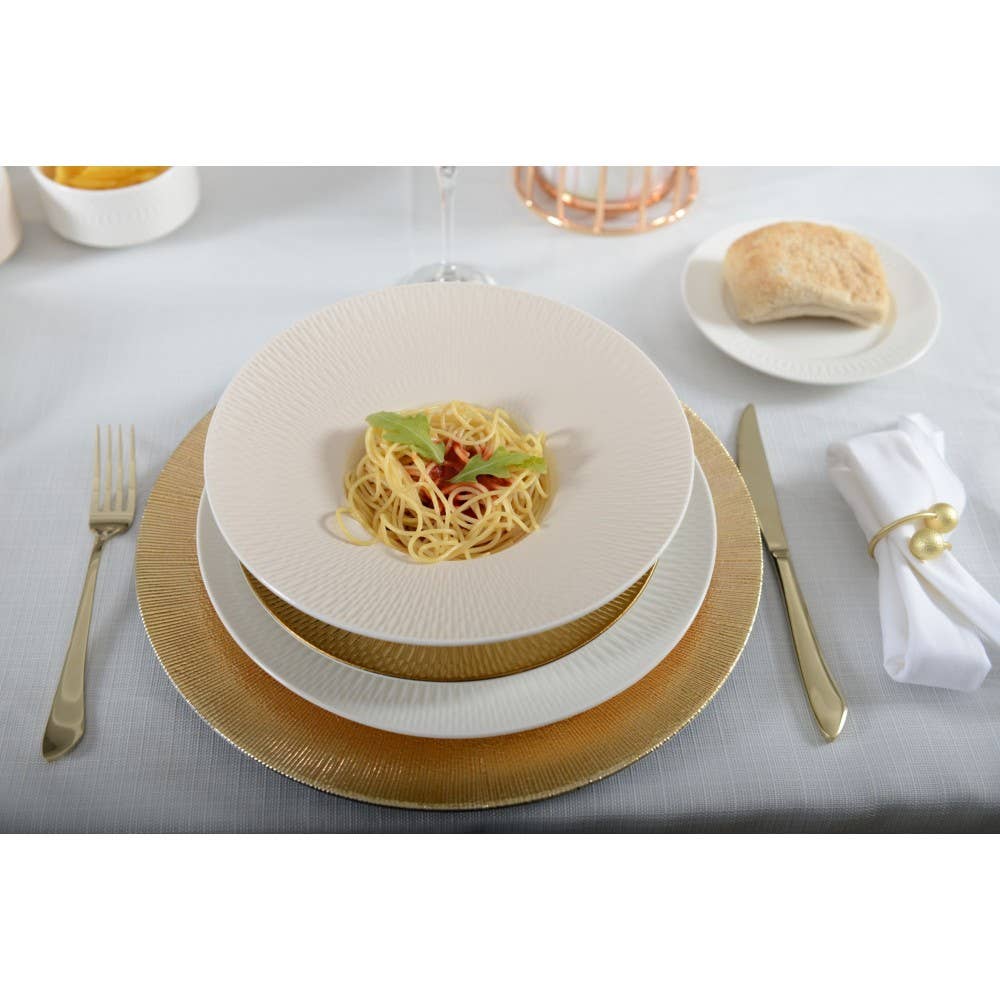AULICA - Wholesale Placemat - Terra gold charger plate1