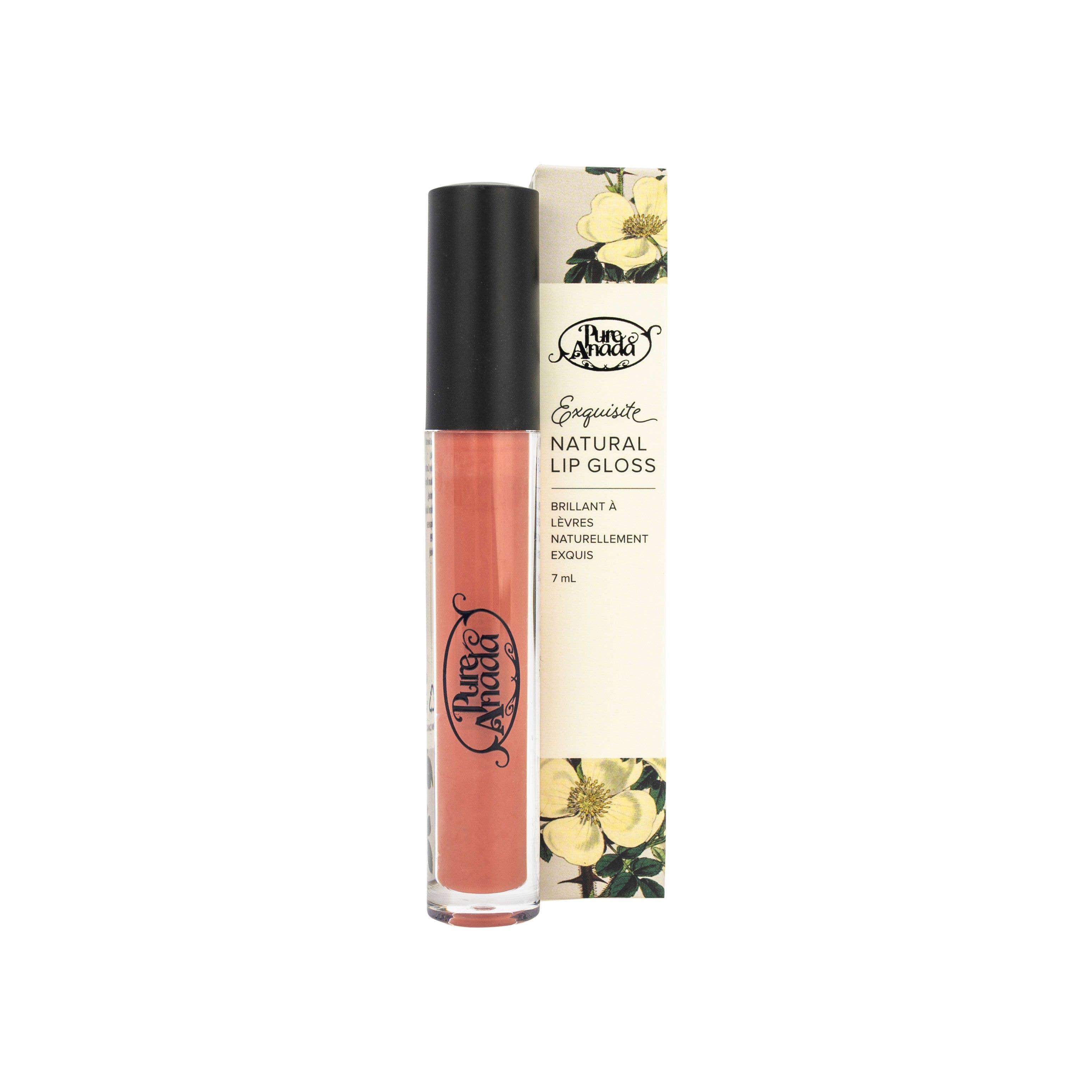 Pure Anada Natural Cosmetics - Wholesale Lip Gloss - Peach Exquisite Natural Lip Gloss