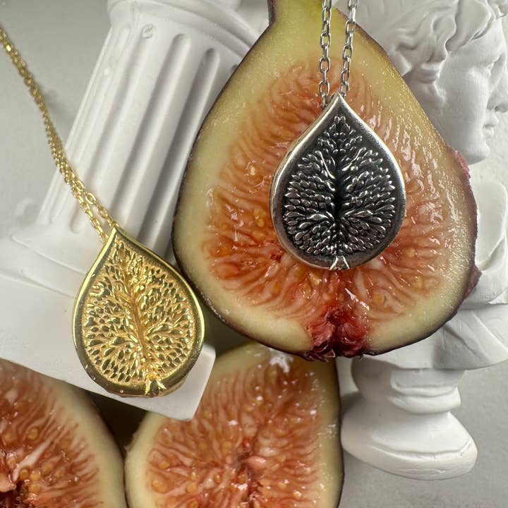 Flesh & Soul - Wholesale Pendant/Charm Necklace - FIG NECKLACE - Dionysian Symbol of HEDONISM and Celebration 1