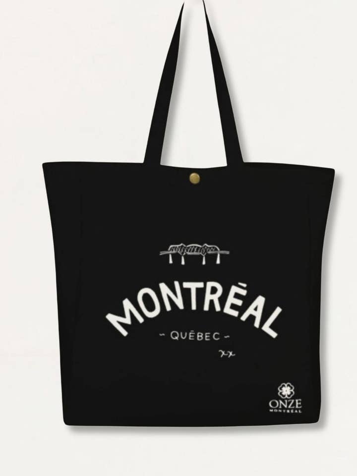 Tygpåse Montreal Quebec Illustration Canvas för wholesale av ANNICK