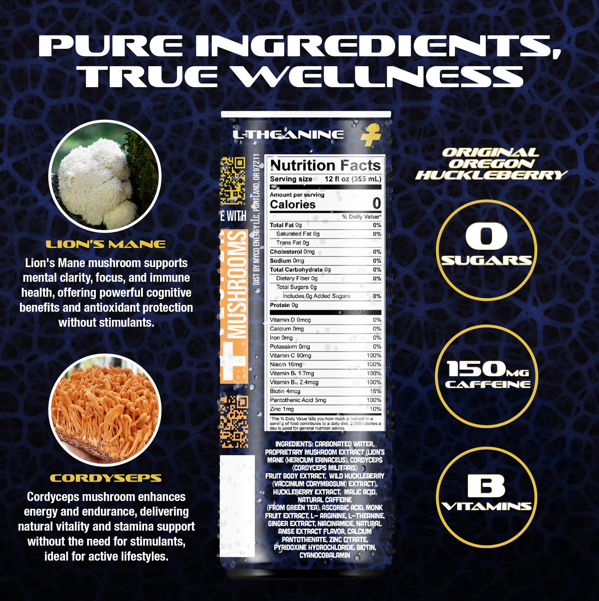 Vesper Mushrooms - Wholesale Sports/Energy Drink - Myco Mushroom Energy2