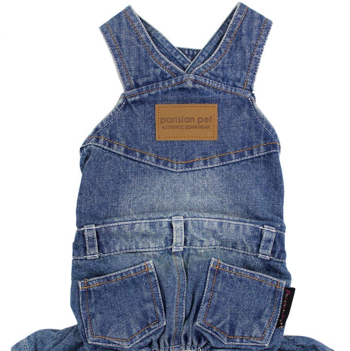 Denim Overalls – Perfect Pet Outfit for Casual Wear for wholesale by Parisian Pet®