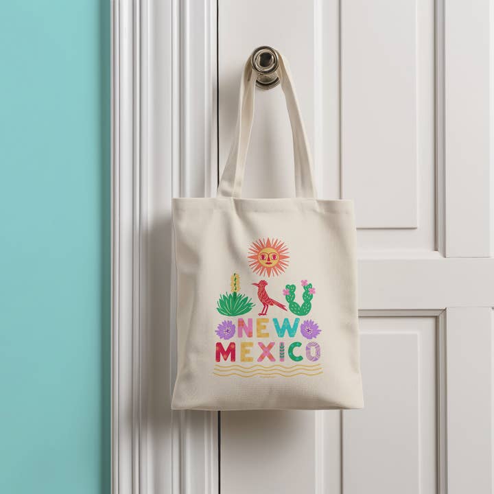 Squidly Designs - Wholesale Tote Bag - Unisex - Tote Bag - New Mexico (Double-sided)2